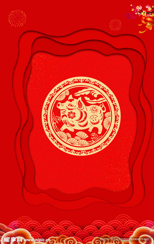 红色背景 喜庆背景