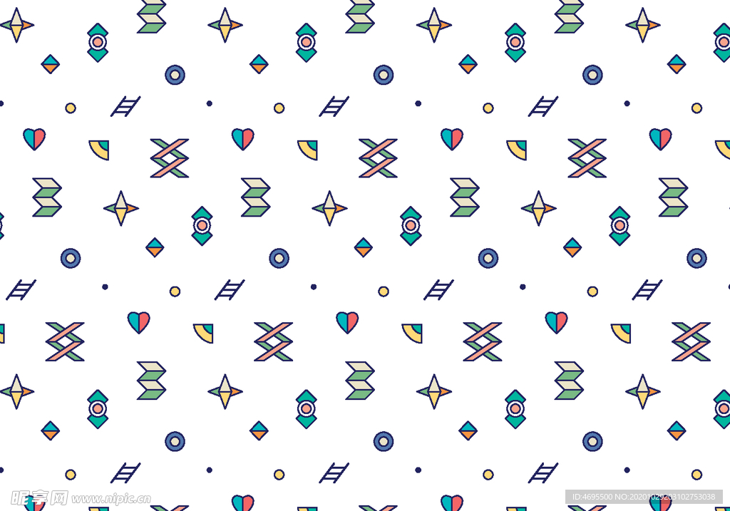 卡通背景矢量图