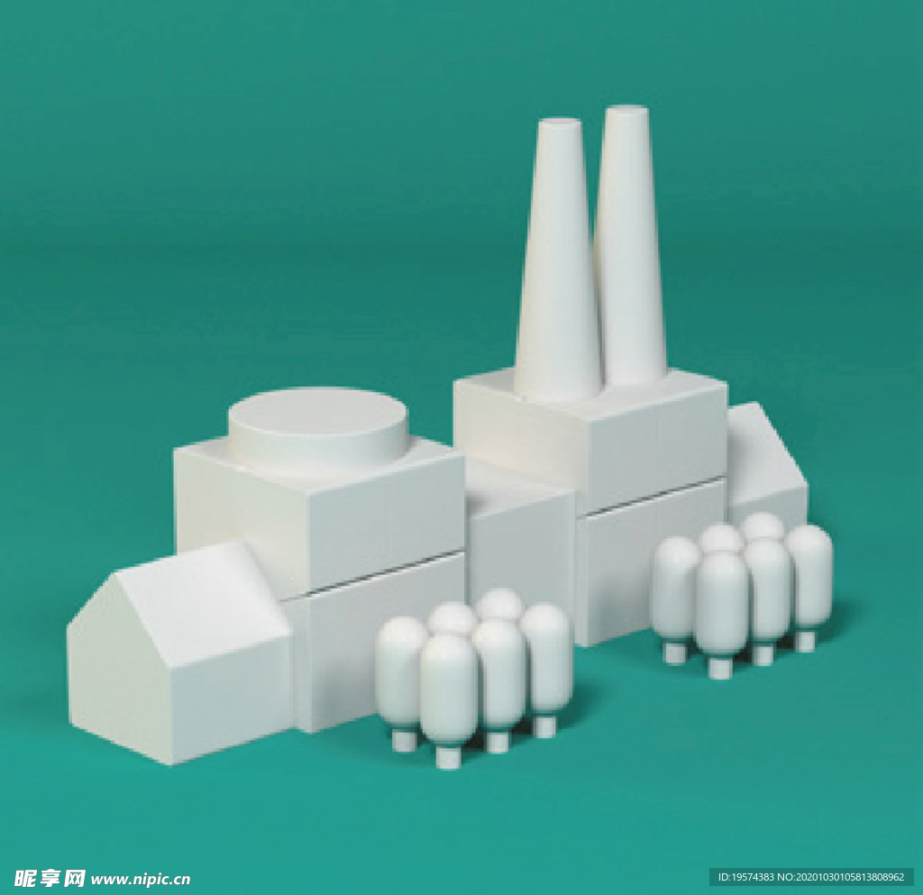 工厂 玩具 模型