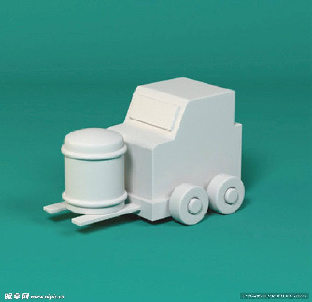 叉车 玩具 模型