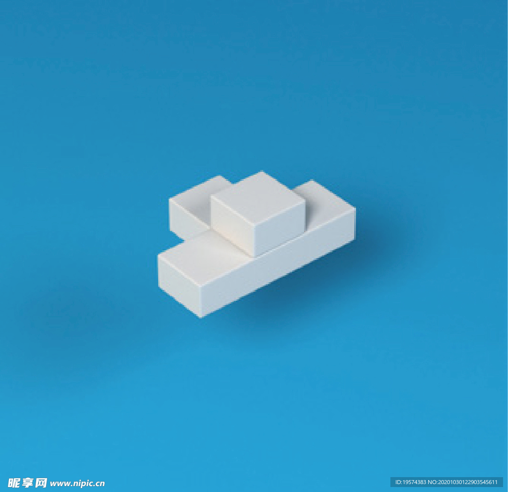 方块云 玩具 模型