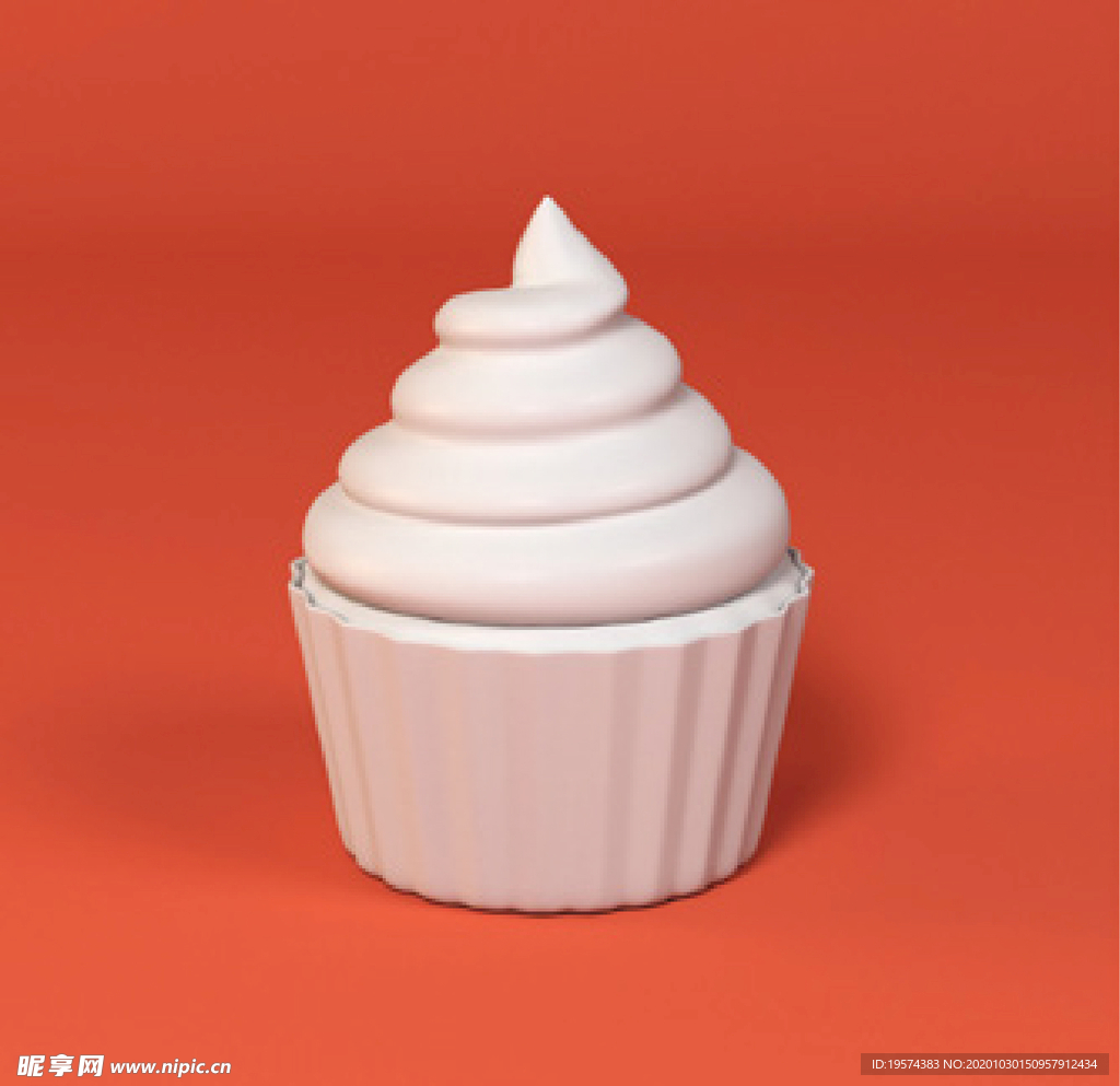 纸杯蛋糕  积木 玩具 模型