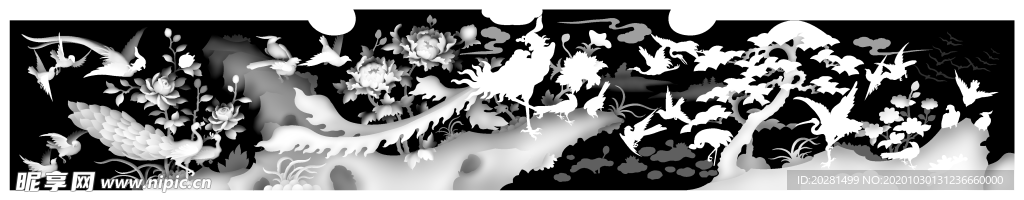 精雕图 浮雕图 灰度图 黑白图