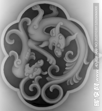 精雕图 浮雕图 灰度图 黑白图