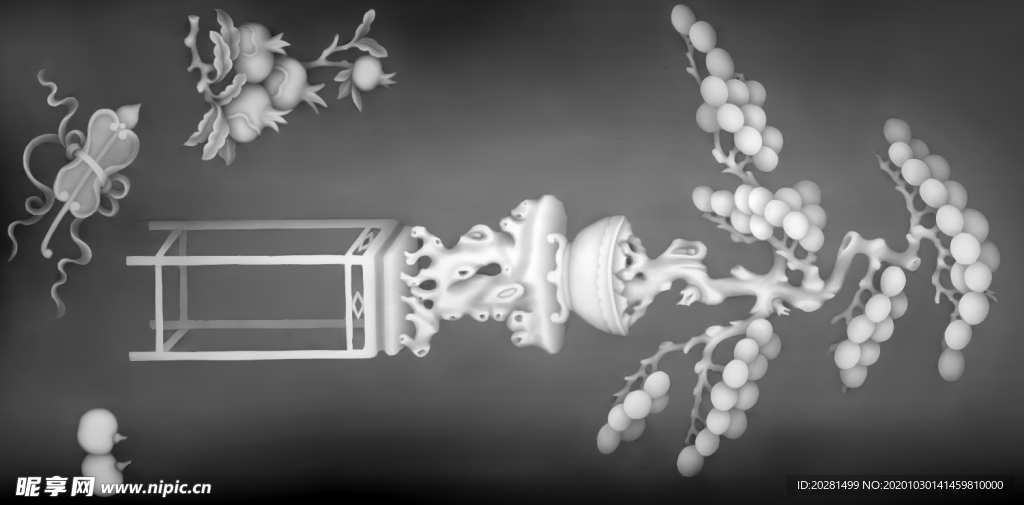 精雕图 浮雕图 灰度图 黑白图