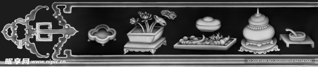 精雕图 浮雕图 灰度图 黑白图