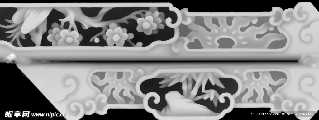 精雕图 浮雕图 灰度图 黑白图