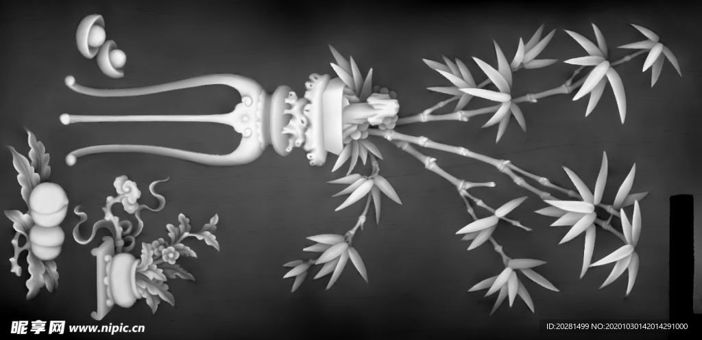 精雕图 浮雕图 灰度图 黑白图