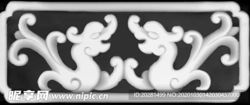 精雕图 浮雕图 灰度图 黑白图