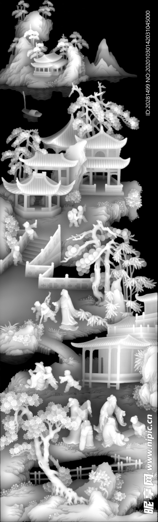 精雕图 浮雕图 灰度图 黑白图