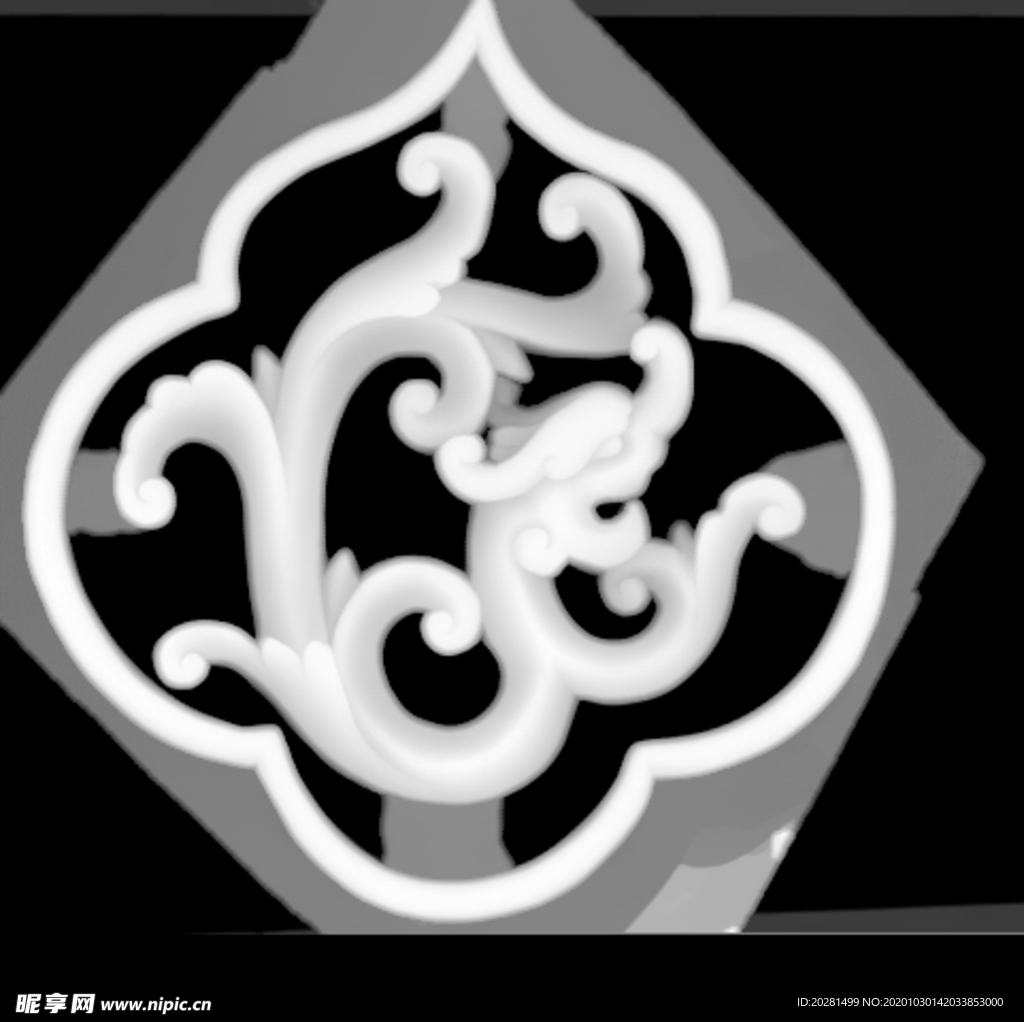 精雕图 浮雕图 灰度图 黑白图