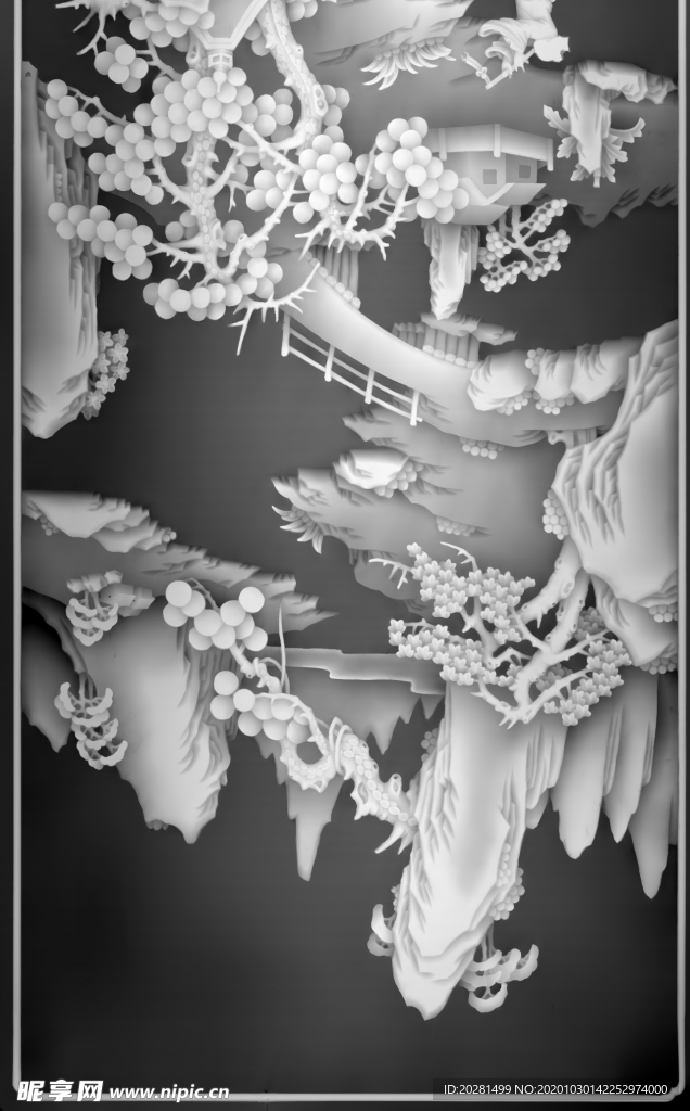 精雕图 浮雕图 灰度图 黑白图