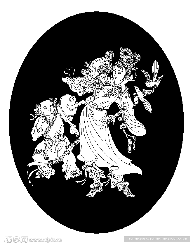 精雕图 浮雕图 灰度图 黑白图