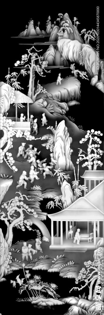 精雕图 浮雕图 灰度图 黑白图