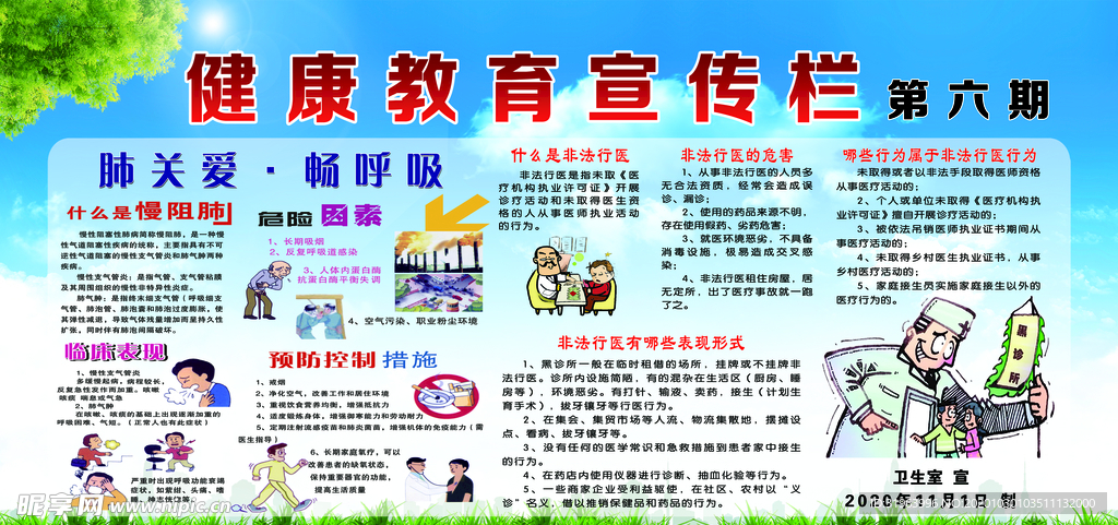 健康教育宣传栏