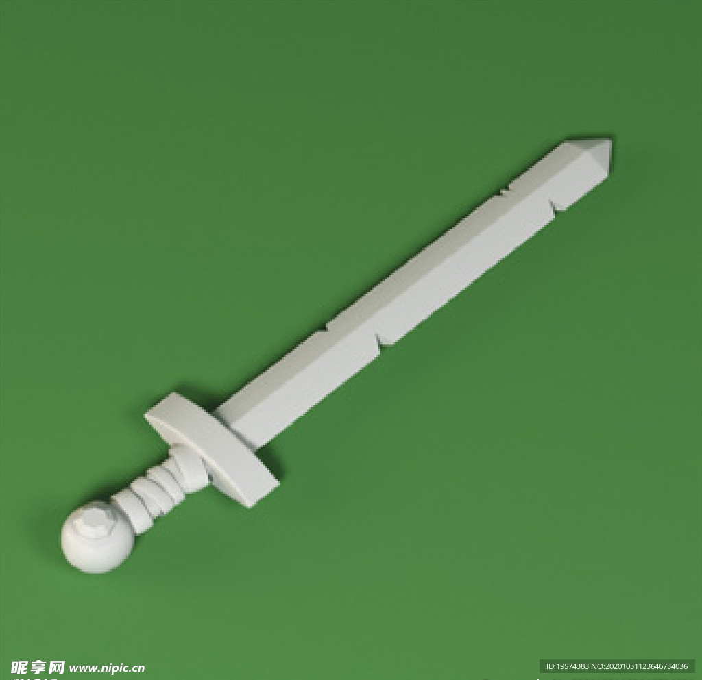 冒险剑做旧破碎