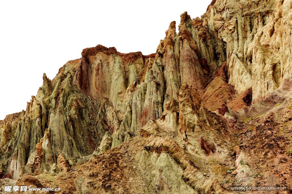 黄河红山峡之彩色丘陵