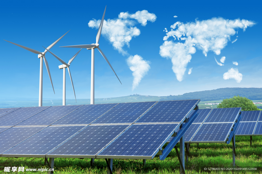 太阳能电池板风力发电
