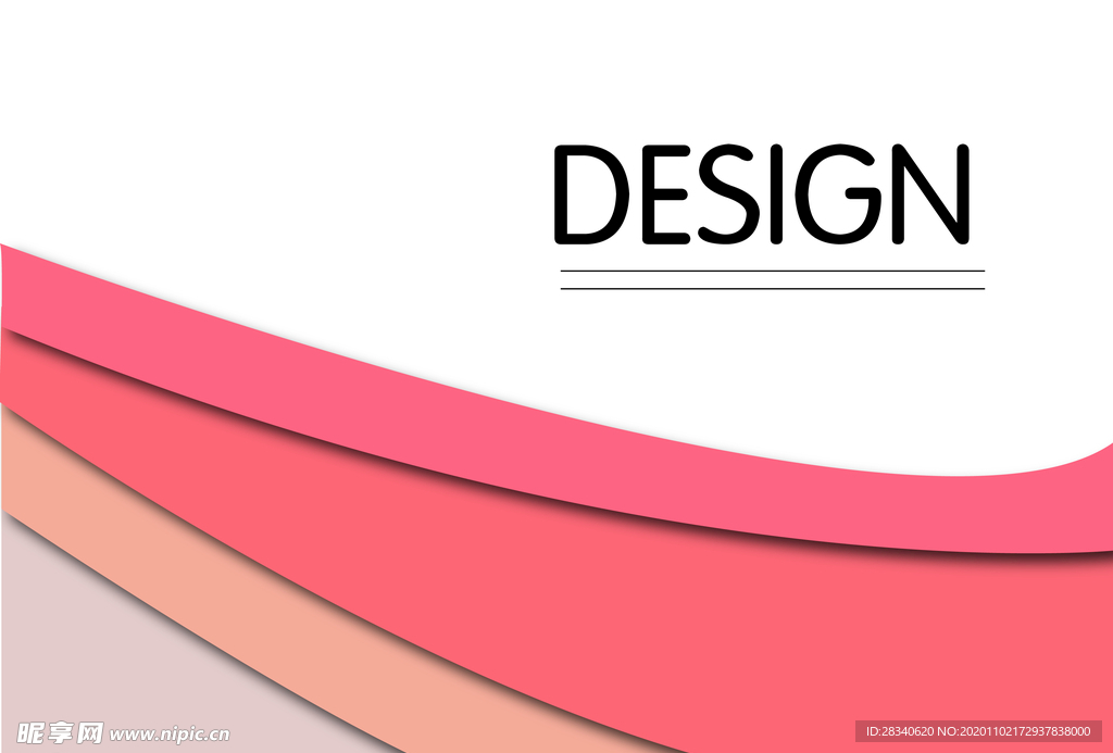 粉色系渐变体块海报背景