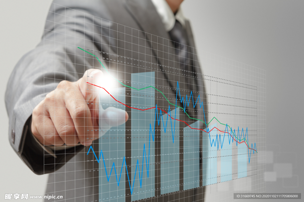 高清科技感智能手势图