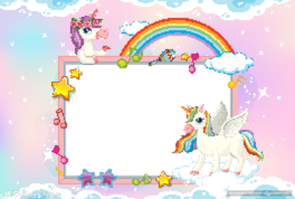 卡通动物 文本框