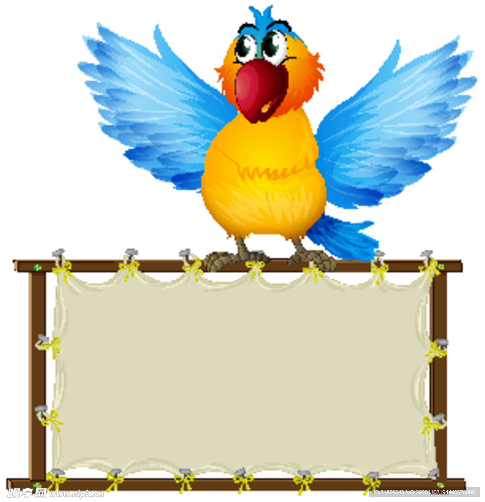 卡通动物 文本框