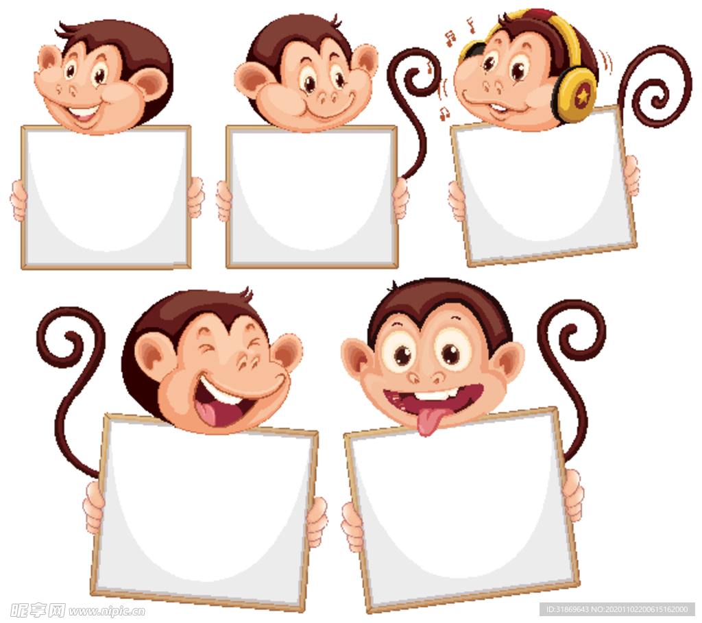 卡通动物 文本框