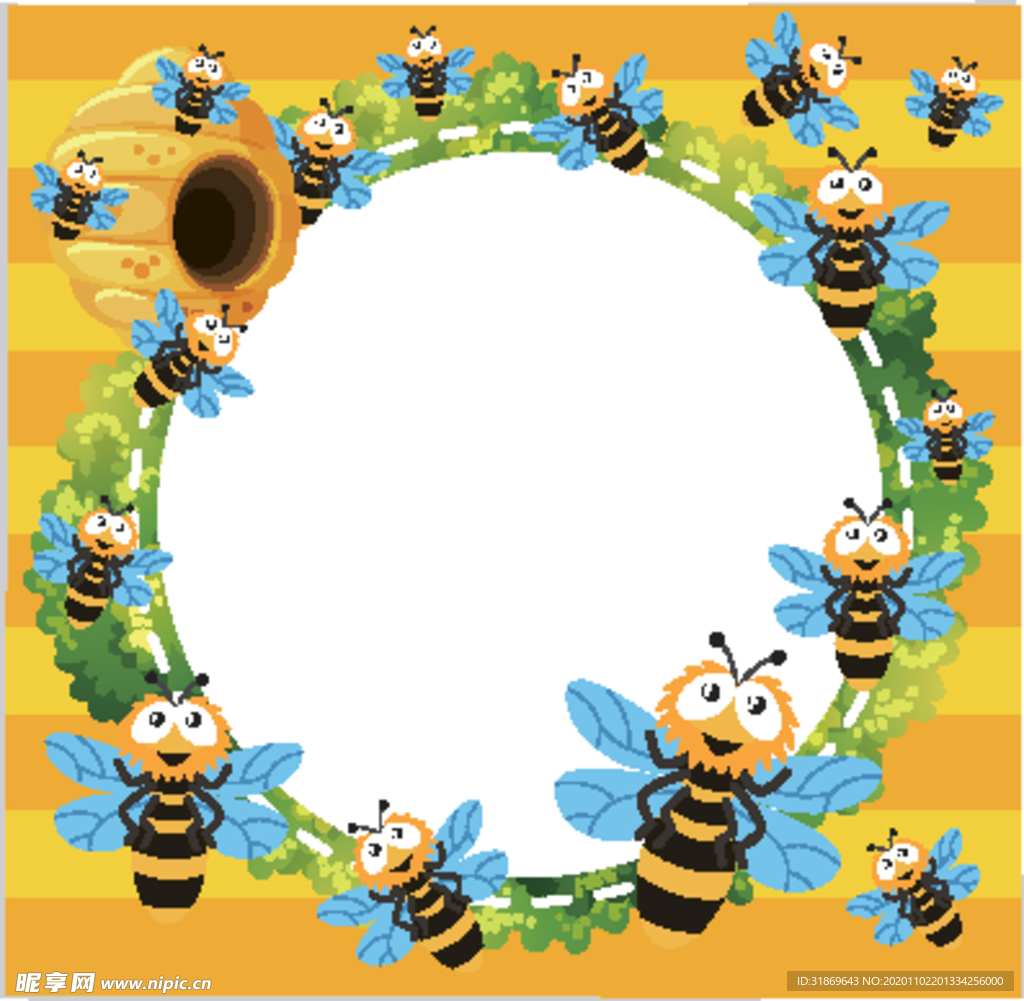 卡通动物 文本框