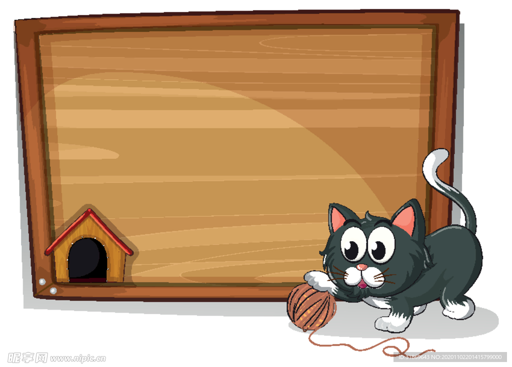 卡通动物 文本框