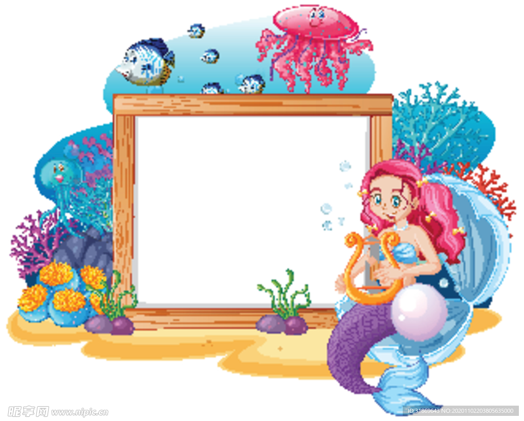 卡通动物 文本框