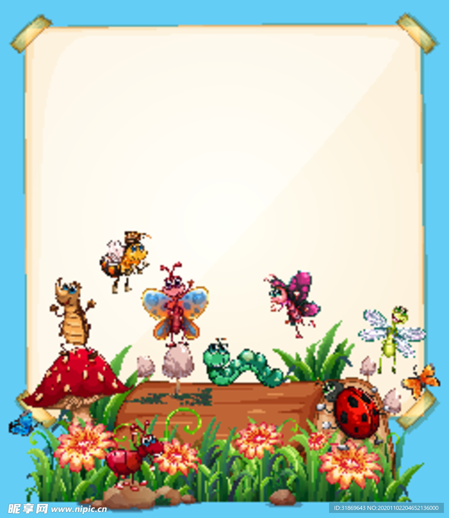 卡通动物 文本框