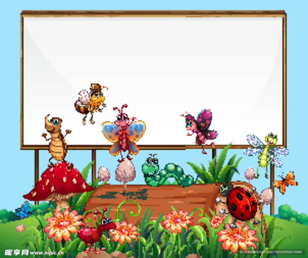 卡通动物 文本框