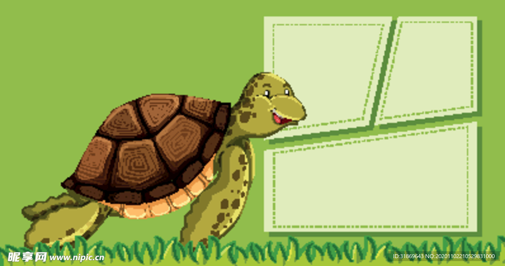 卡通动物 文本框