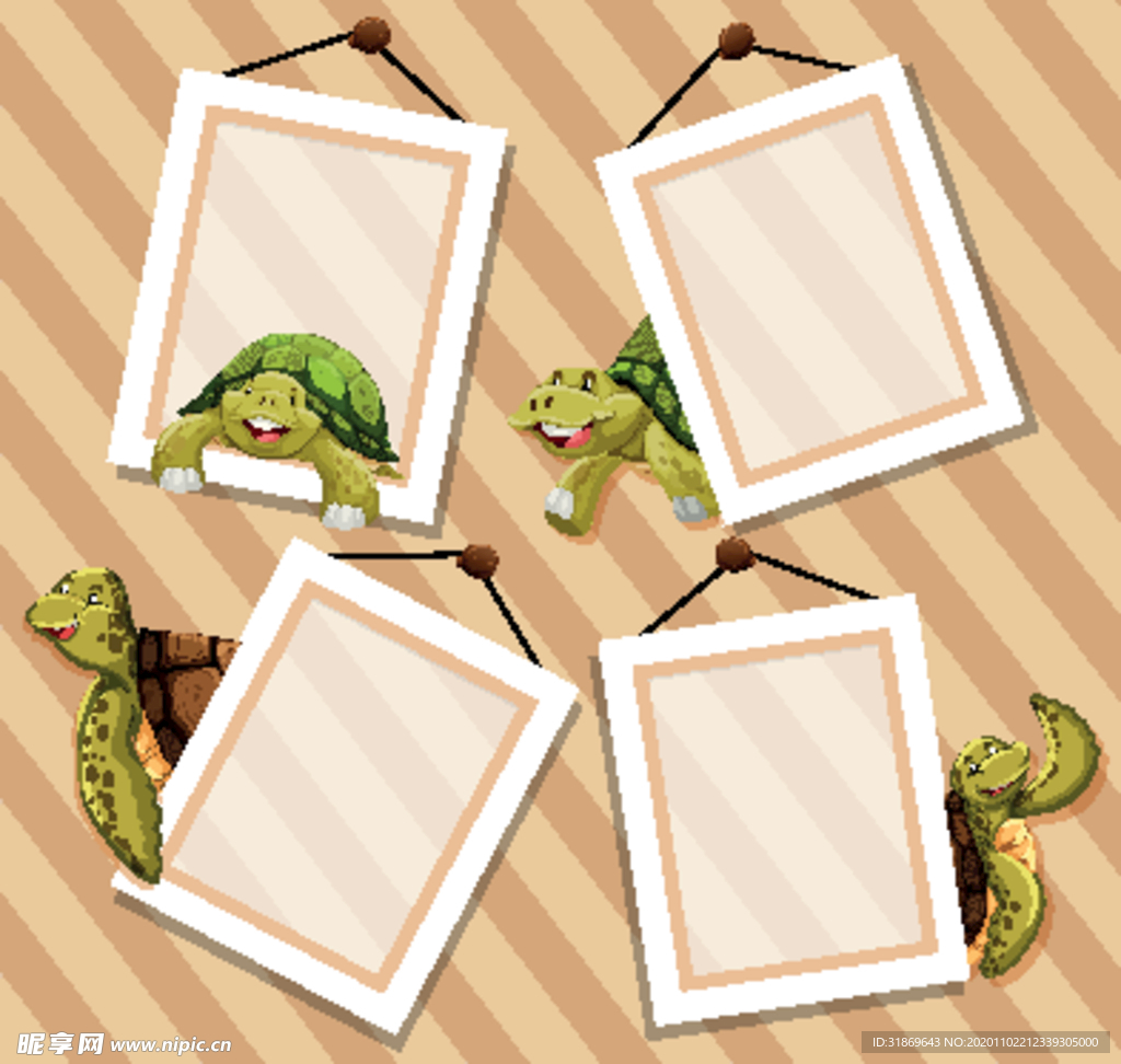 卡通动物 文本框