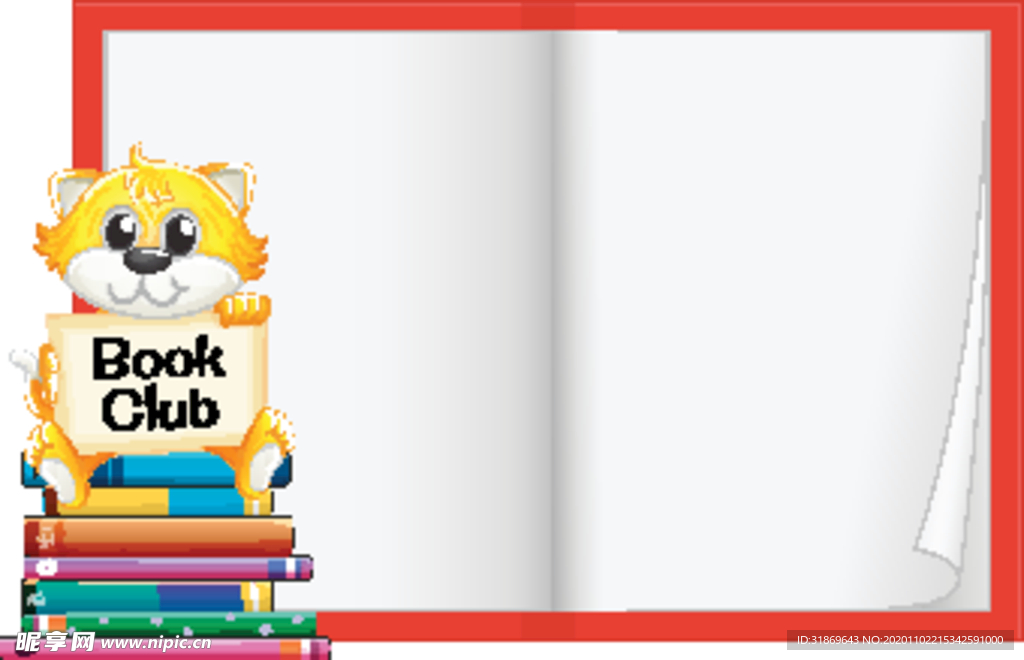 卡通动物 文本框