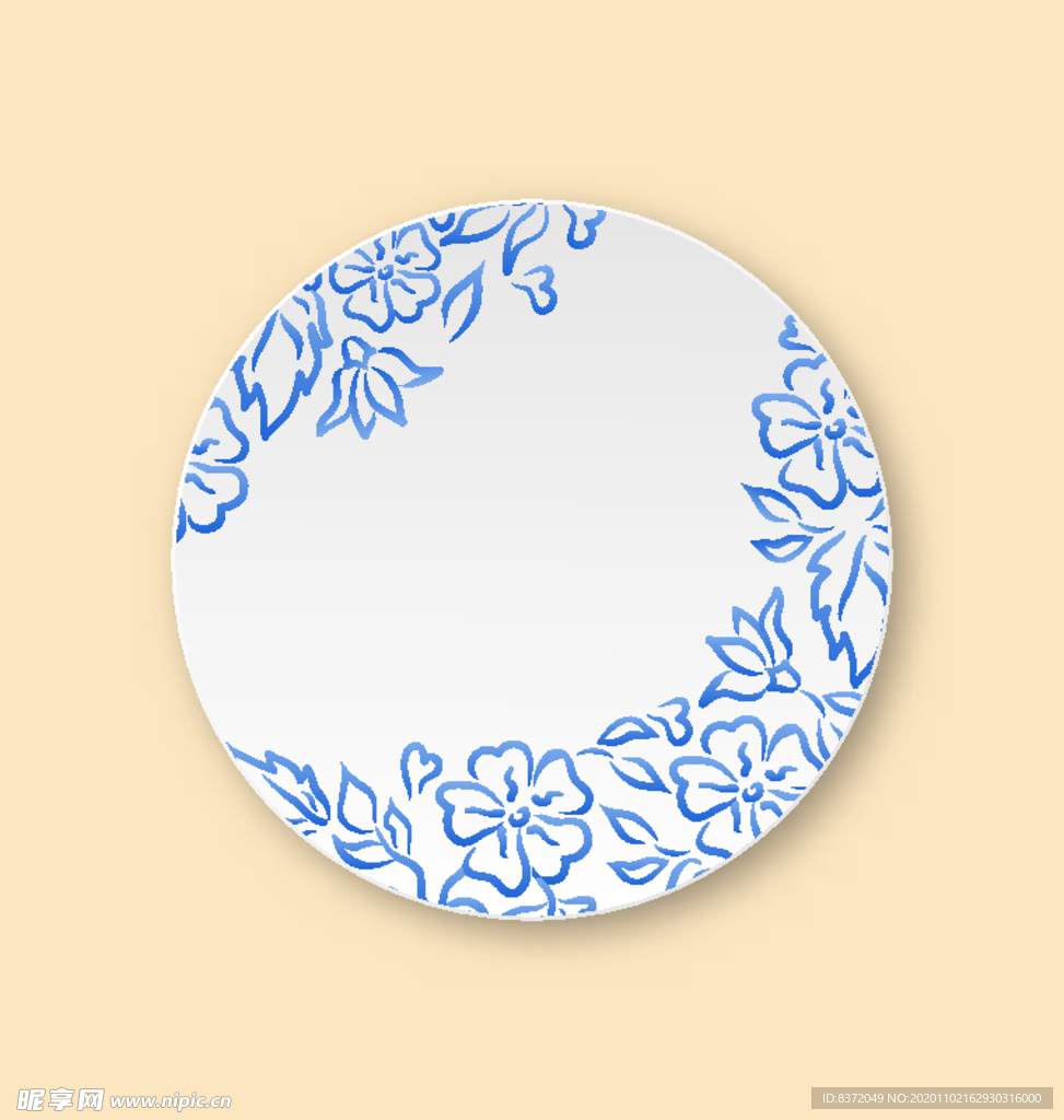 圆形中式边框 边框