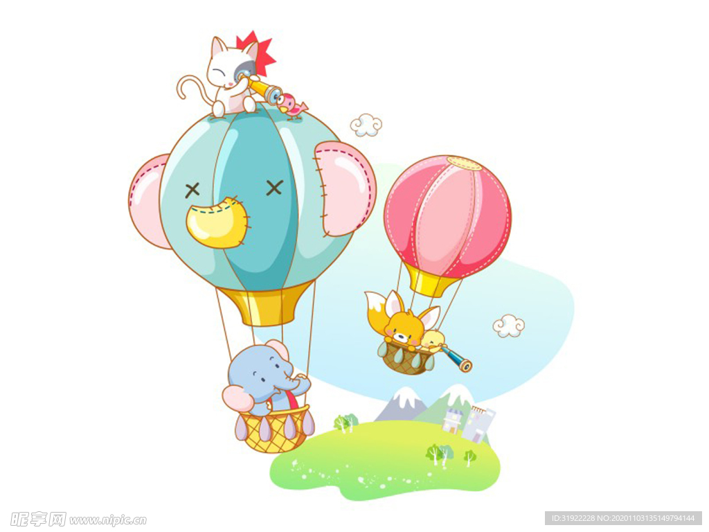 卡通动物叁拾陆