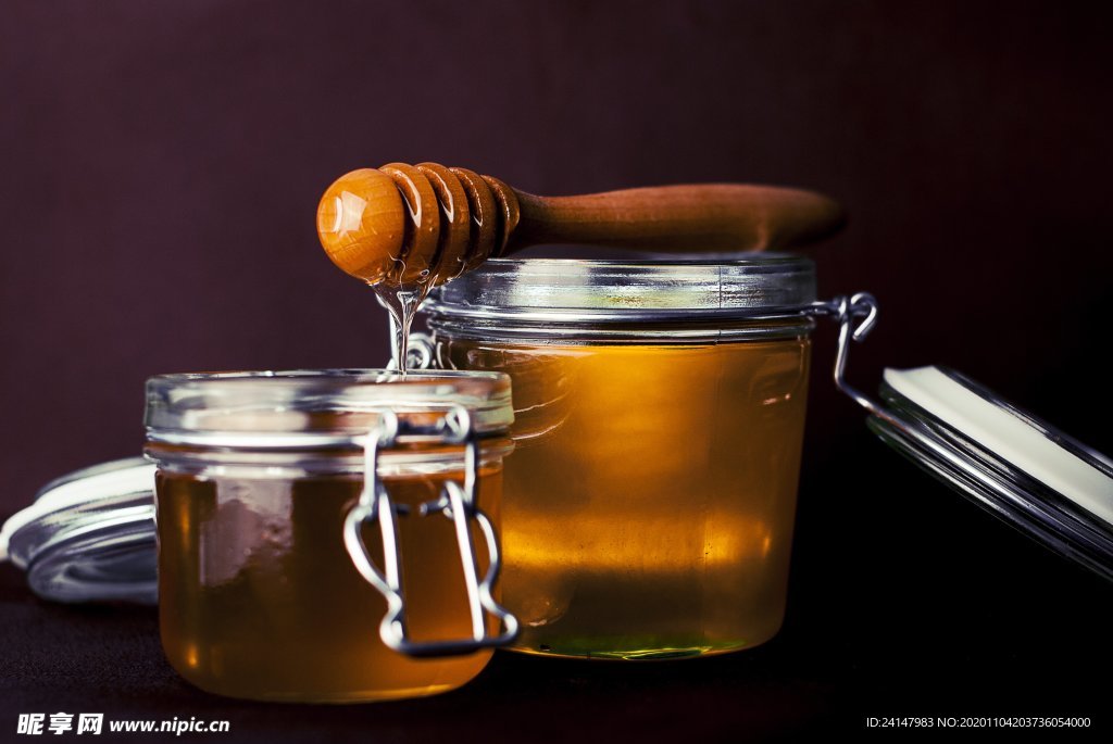 香甜营养的蜂蜜图片