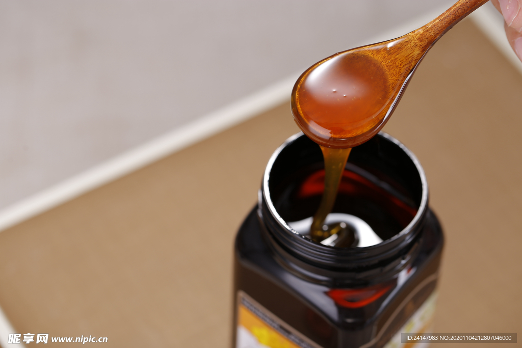 香甜营养的蜂蜜图片