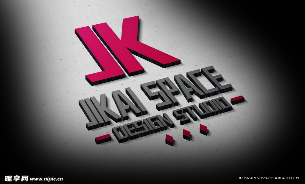 LOGO墙面3D贴图样机