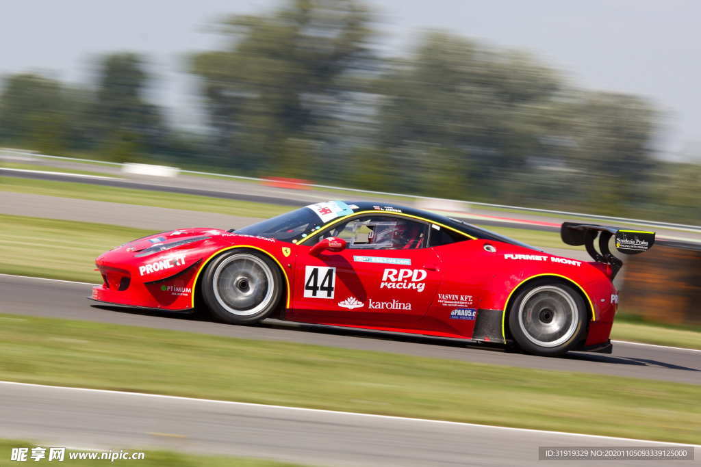 红色 赛跑 汽车