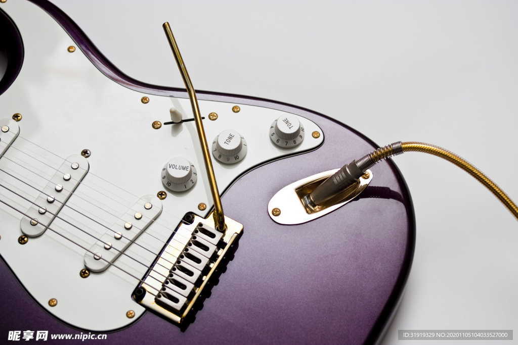 电动 吉他 特写