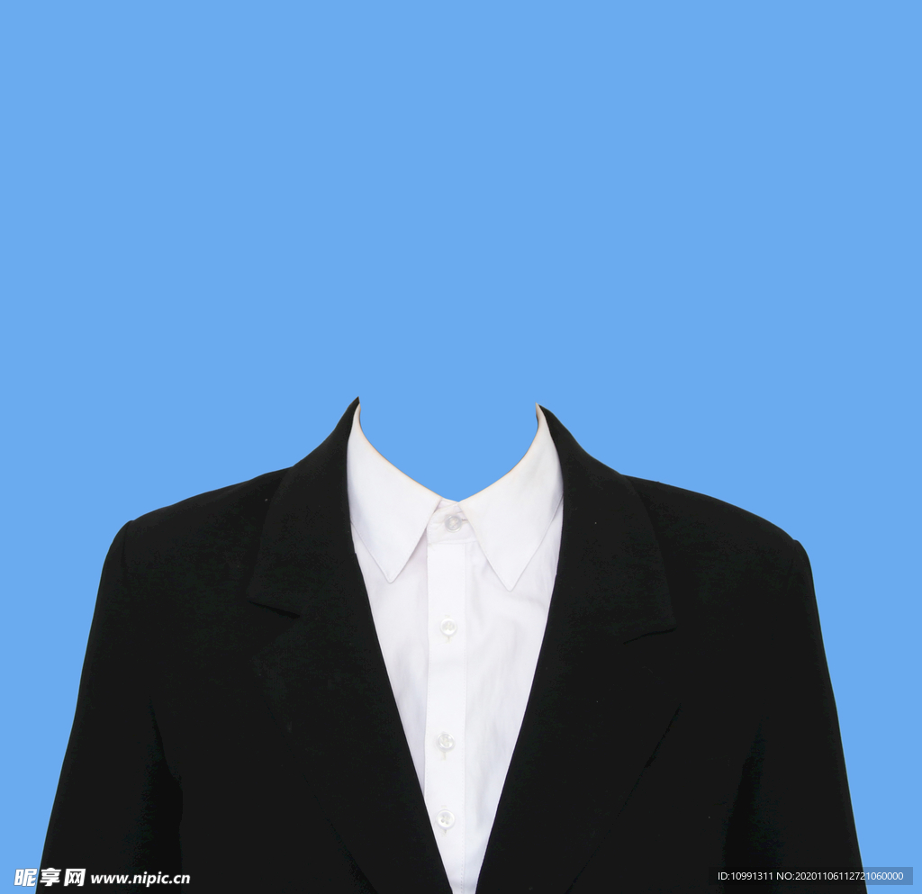 证件照女款正装