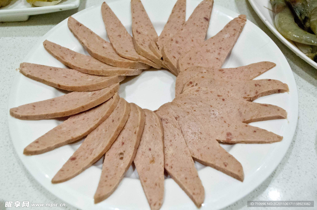 午餐肉拼盘