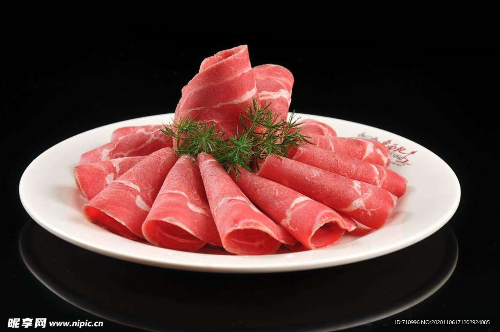 火锅牛肉拼盘