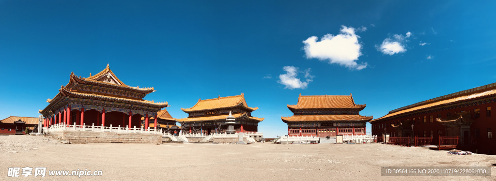 故宫旅游旅行复古背景海报素材