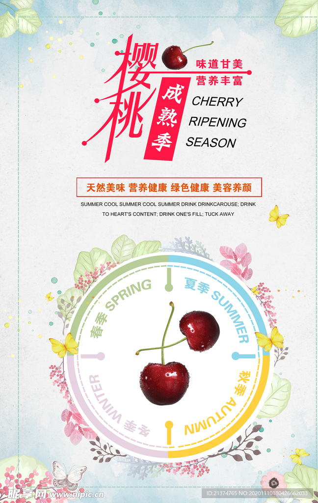 樱桃海报