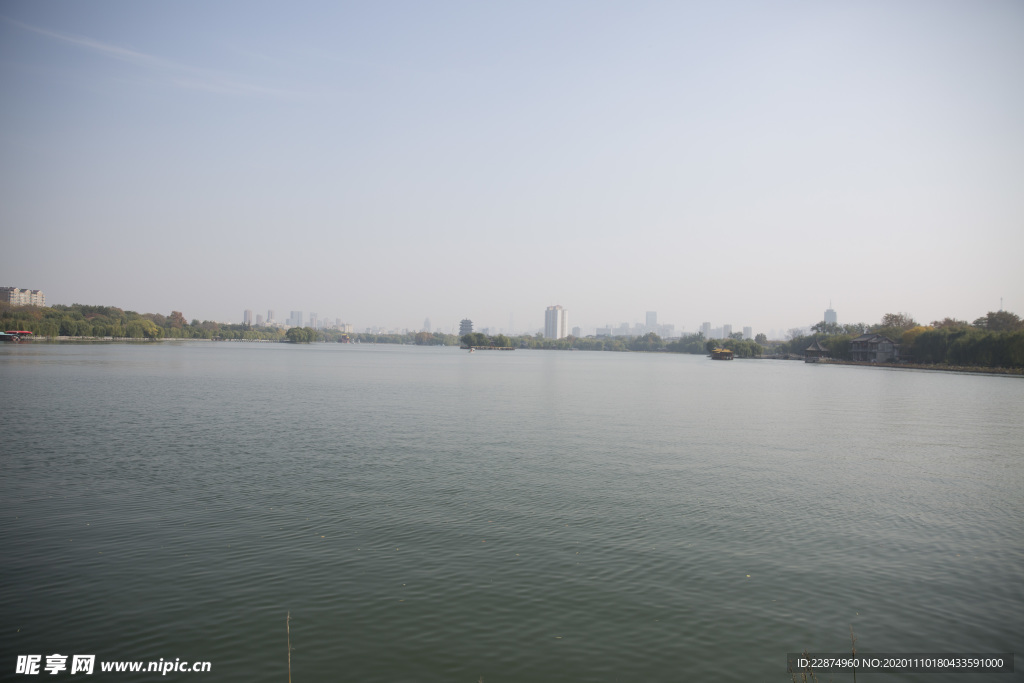 湖畔 风景 名胜 公园 大明湖