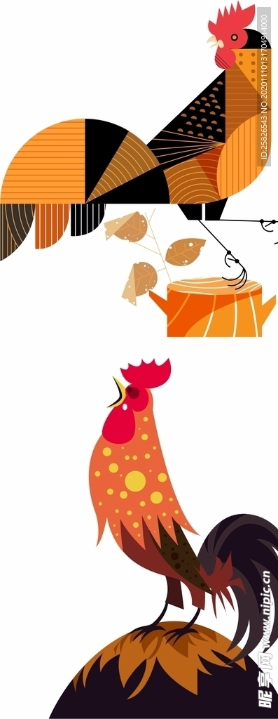 鸡 矢量