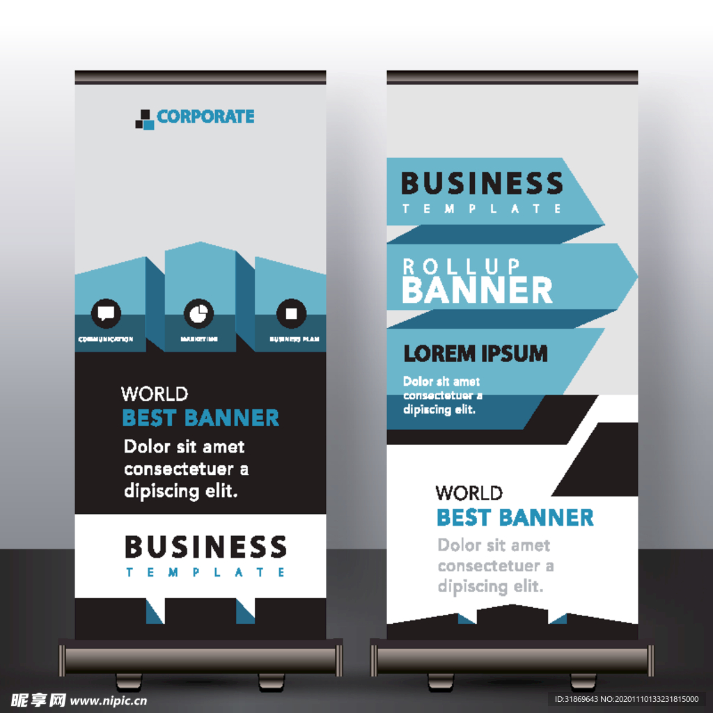 X展架模板 易拉宝